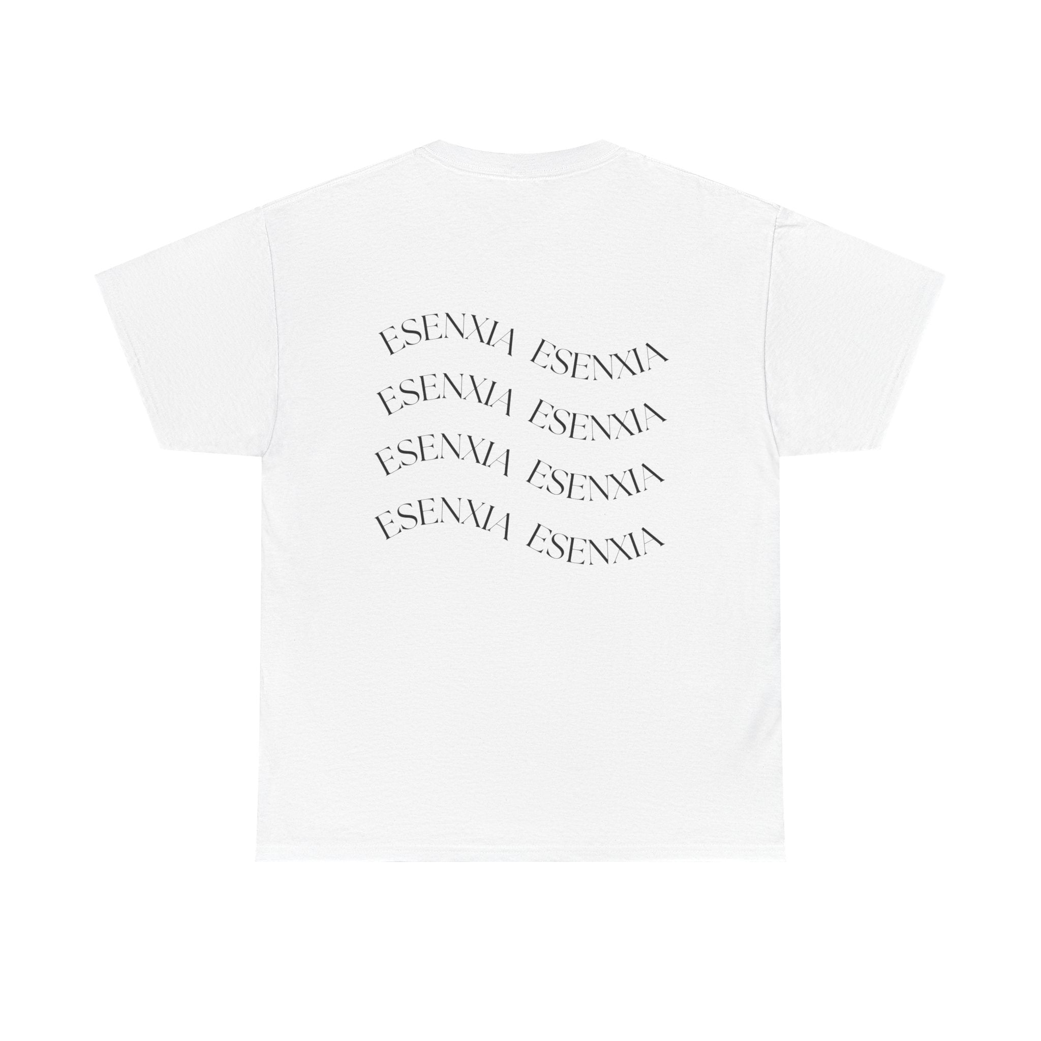 Graphic Tee — Minimalist 'Vibes' Repeat Back Print