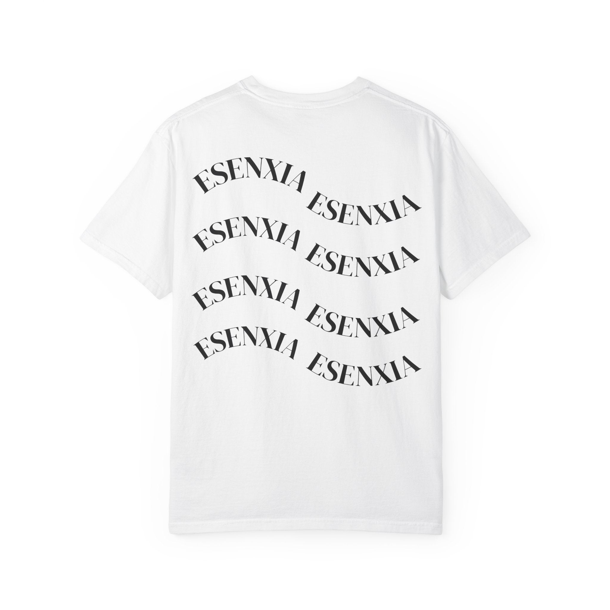 T-Shirt — ESENXIA Repeated Wave Logo Graphic Tee