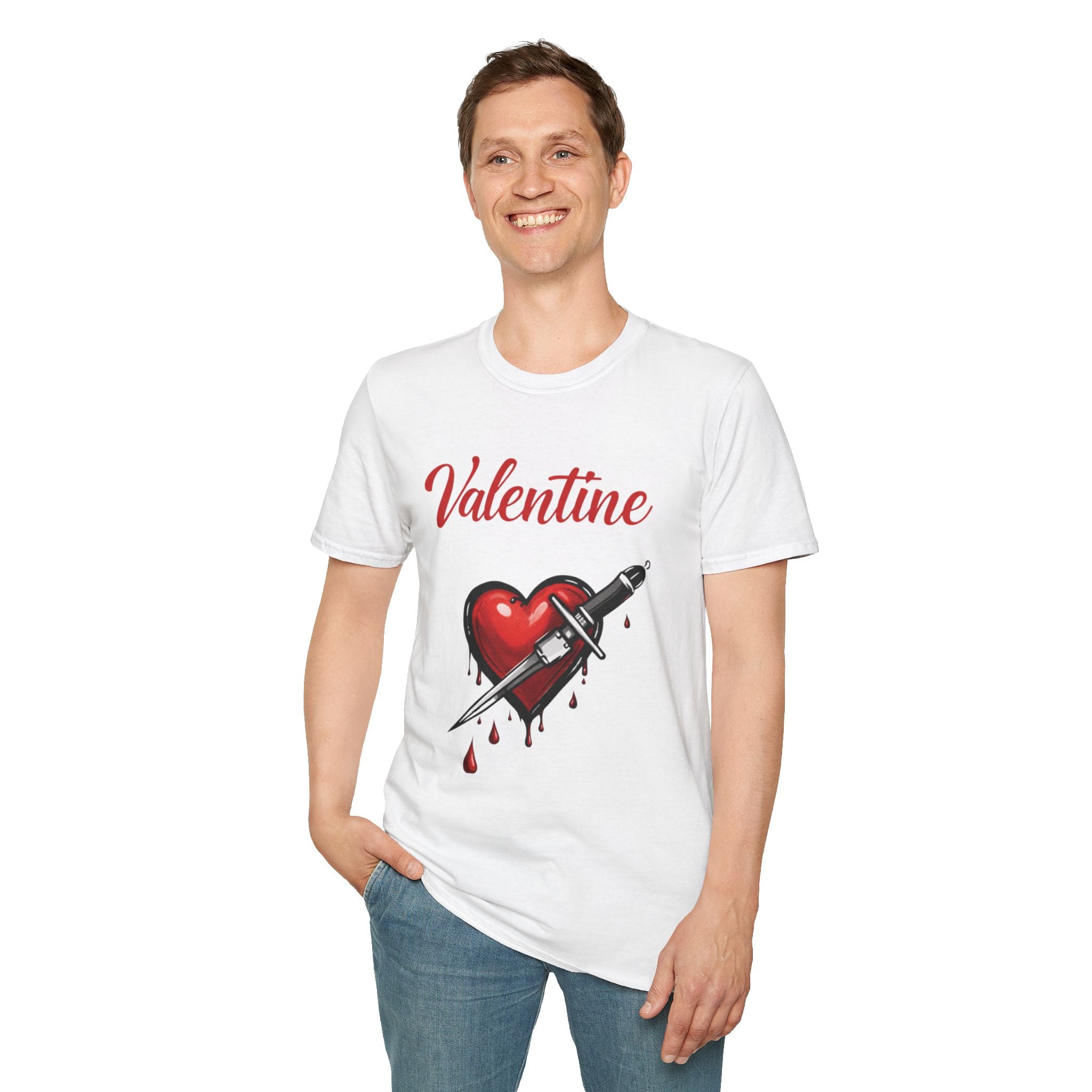 Valentine Dagger Heart T-Shirt — Gothic Valentine’s Day Tee