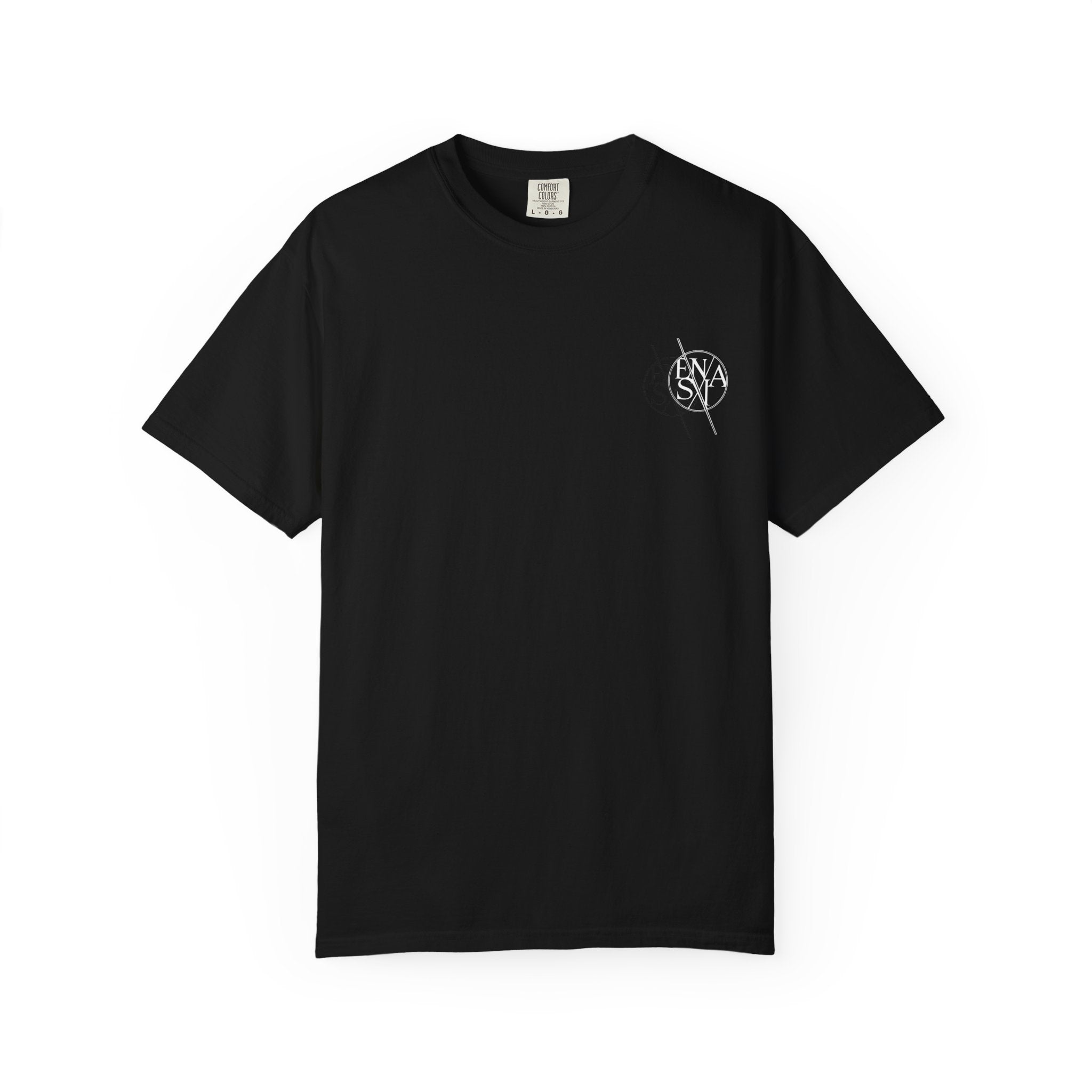 T-Shirt — ESENXIA Repeated Wave Logo Graphic Tee