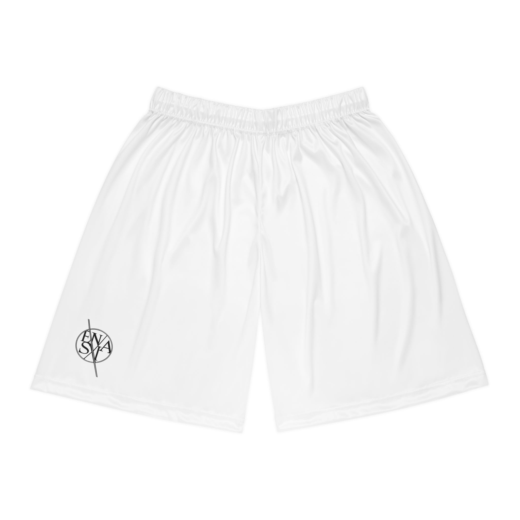 Basketball Shorts — Minimal Compass Logo Athletic Shorts