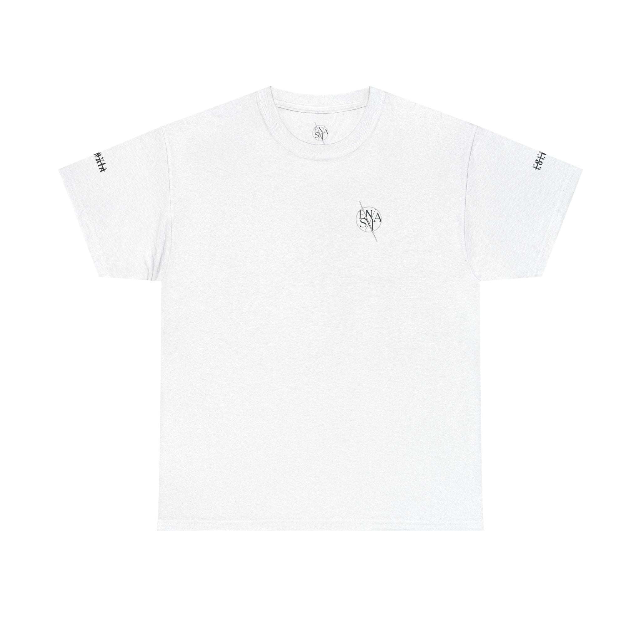 Graphic Tee — ENASV Flame Logo Back Print Cotton T‑Shirt