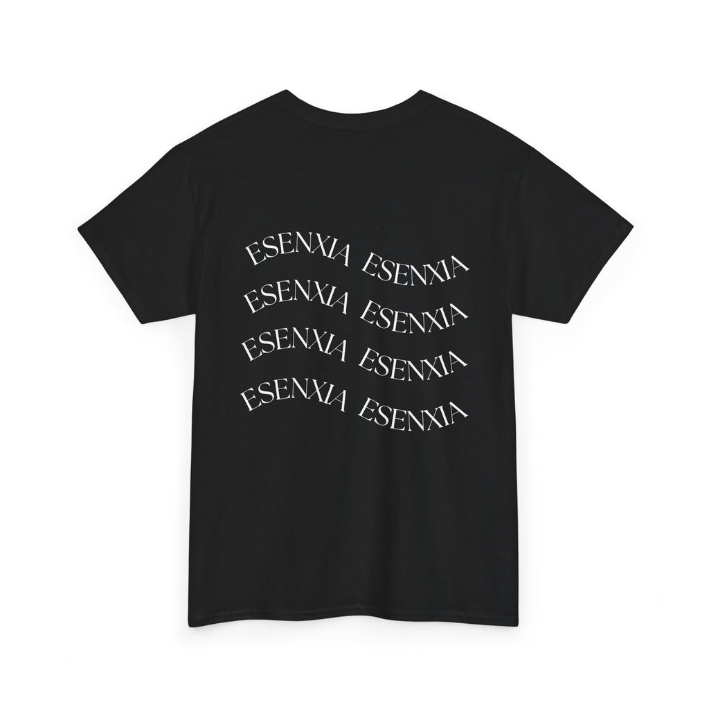 Graphic Tee — Minimalist 'Vibes' Repeat Back Print