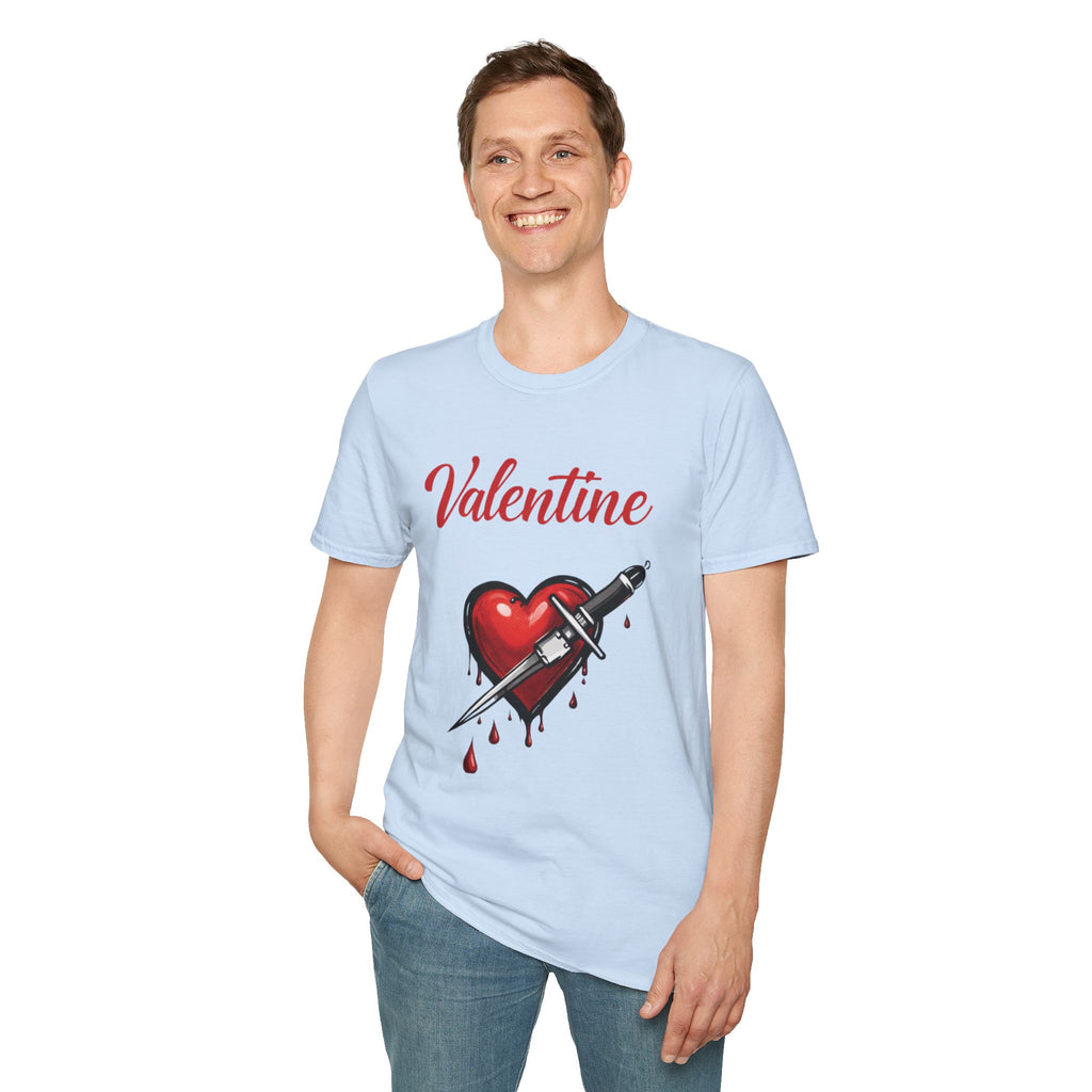 Valentine Dagger Heart T-Shirt — Gothic Valentine’s Day Tee
