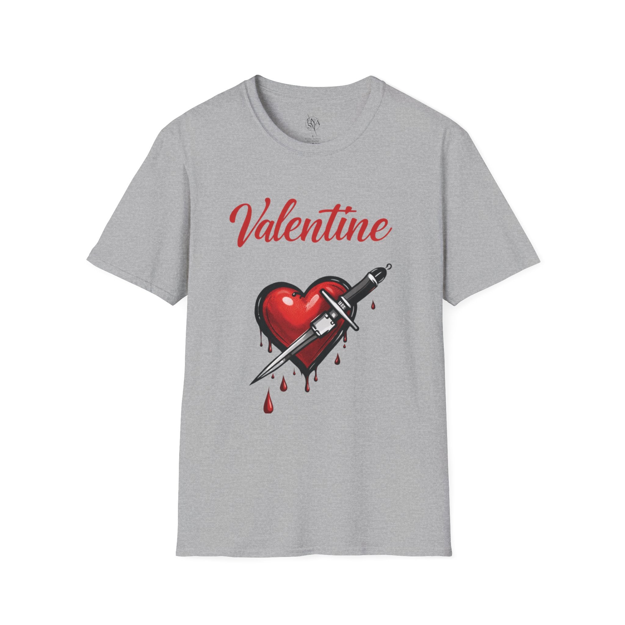 Valentine Dagger Heart T-Shirt — Gothic Valentine’s Day Tee