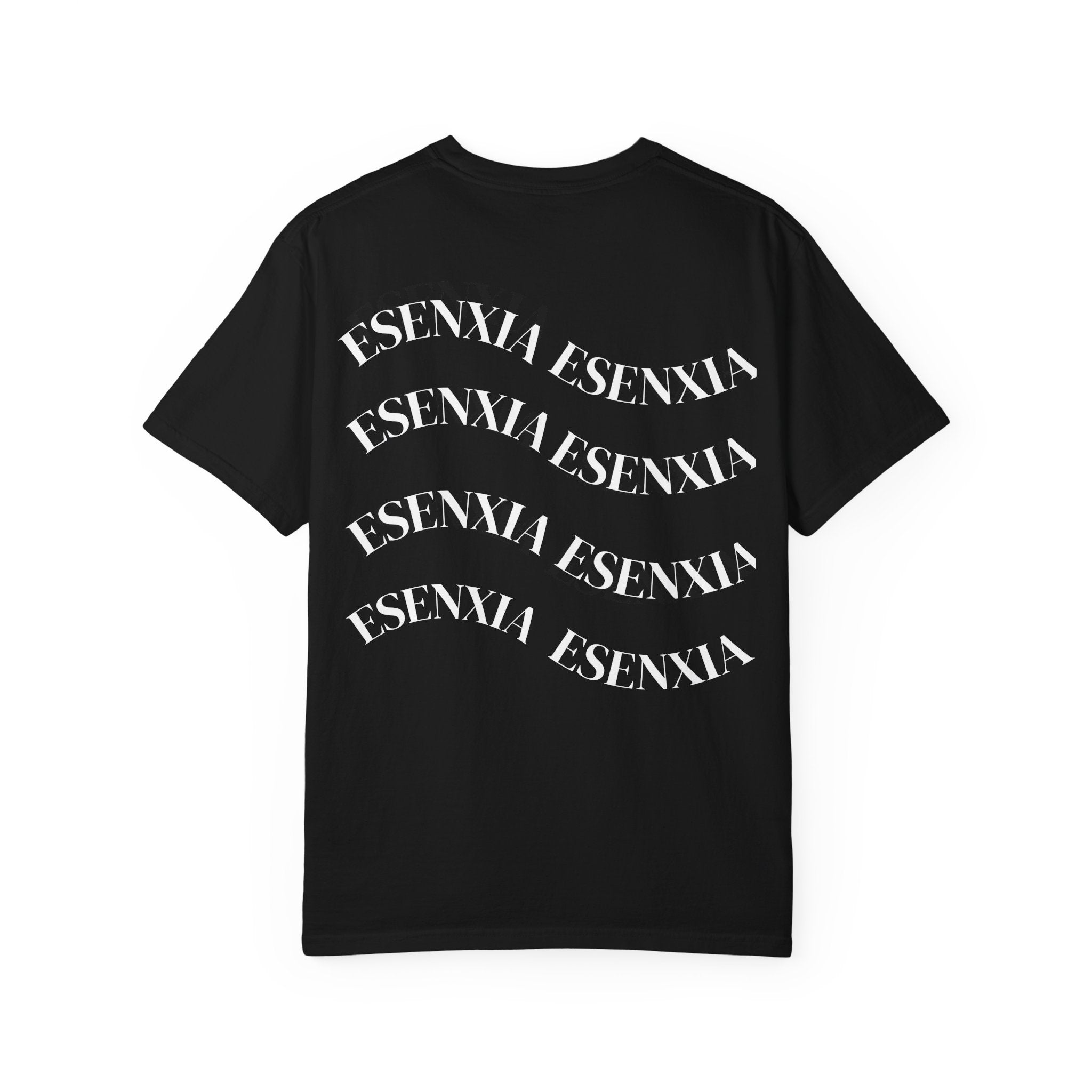 T-Shirt — ESENXIA Repeated Wave Logo Graphic Tee