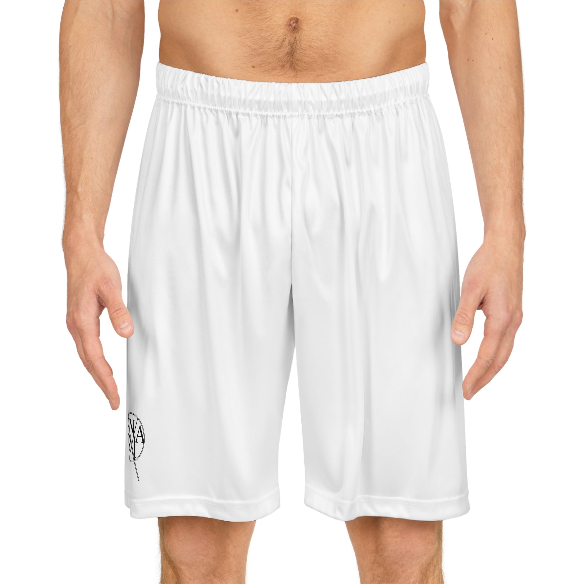Basketball Shorts — Minimal Compass Logo Athletic Shorts